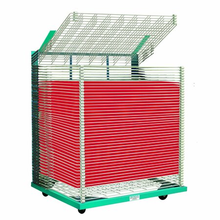 SATURN RACK AWT RACK-IT HEAVY CONSTUCTION, DRYING RACK, 37 x 50 in. Shelf Size, 50 Shelves DR-50-50